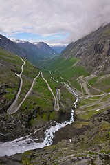 Image showing Trollstigen pass, Norway