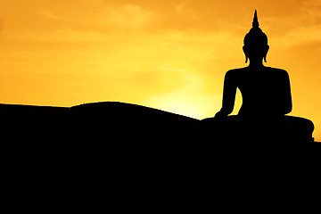 Image showing Sunset Buddha