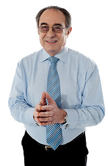 Image showing CEO posing, studio shot