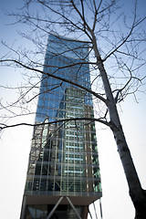 Image showing Building reflecting office district