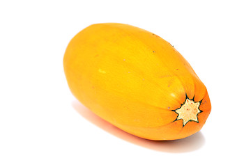 Image showing yellow squash on white background