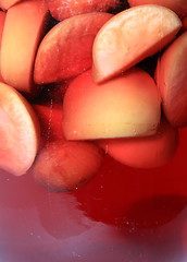 Image showing canned apple in glass jar