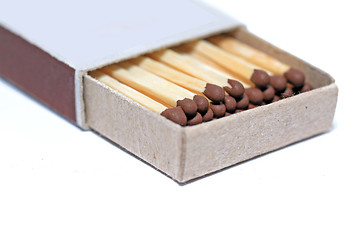Image showing match box on white background