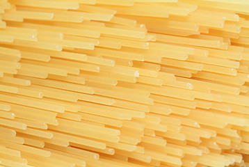 Image showing  raw noodle on white background