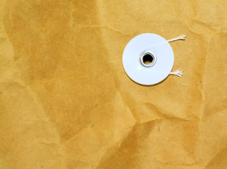 Image showing seal with thread on old envelope