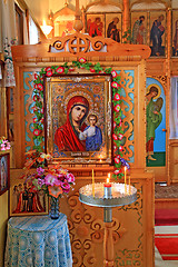 Image showing interior rural orthodox christian church