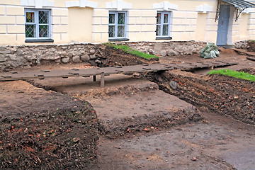 Image showing archeological excavations