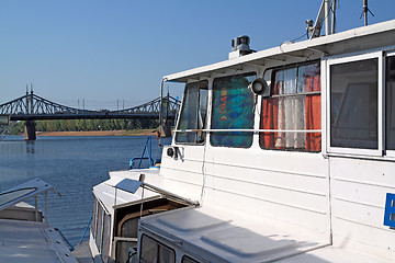 Image showing booth of the motor ship 