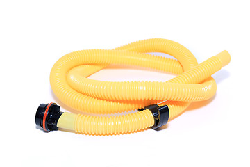 Image showing yellow hose on white background