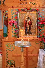 Image showing interior rural orthodox christian church
