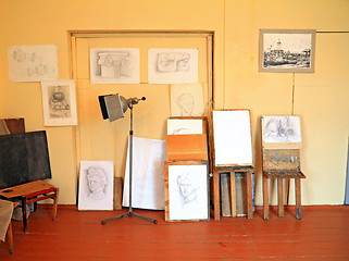 Image showing artist studio