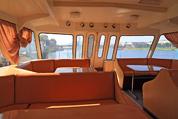 Image showing interior of the motor ship 