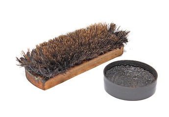 Image showing shoe brush on white background