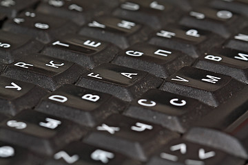 Image showing blackenning keyboard