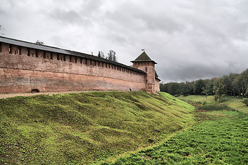 Image showing ancient fortress on small hill, hdr