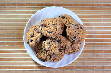 Image showing Some cookies on the plate