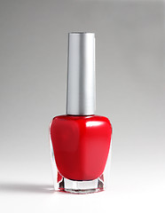 Image showing Red nail varnish