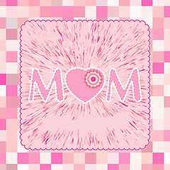 Image showing A Happy Mother's Day greeting card. EPS 8