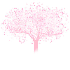 Image showing Valentine tree with hearts. EPS 8