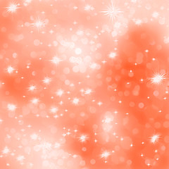 Image showing Orange abstract romantic with stars. EPS 8