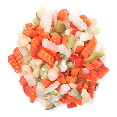 Image showing Mixed vegetables