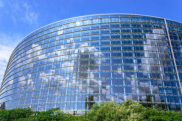 Image showing European parliament building in Strasbourg