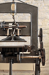 Image showing Mechanical hand tools printing press