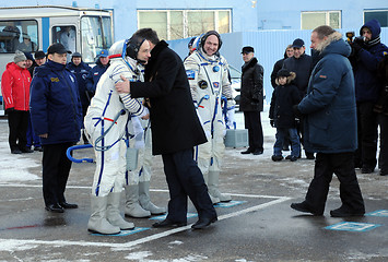 Image showing Parting Hug Before Launch