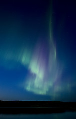 Image showing Night Shot Northern Lights