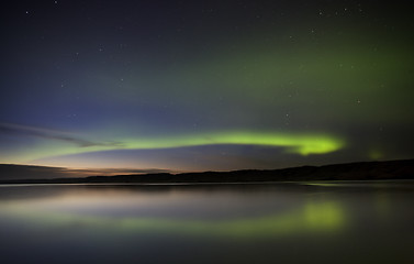 Image showing Night Shot Northern Lights