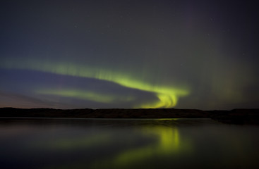 Image showing Night Shot Northern Lights