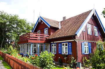 Image showing homestead house rural countryside tourism garden 