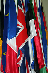 Image showing Flags of European Union