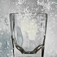 Image showing glass with bubbles