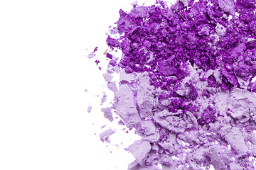 Image showing crushed eyeshadows