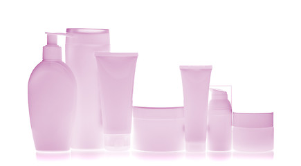 Image showing cosmetic bottles