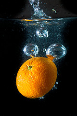 Image showing fruit splash