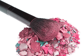 Image showing crushed eyeshadows