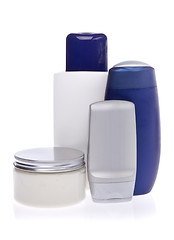 Image showing cosmetic bottles