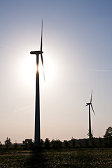 Image showing windmill  farm