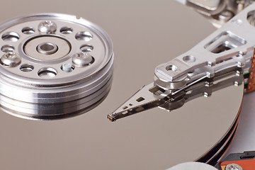 Image showing hard drive internals