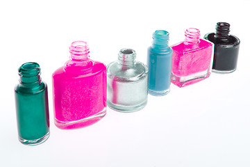 Image showing nail polish set