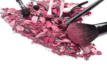 Image showing crushed eyeshadows