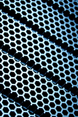 Image showing abstract metallic grid