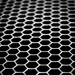 Image showing abstract metallic grid