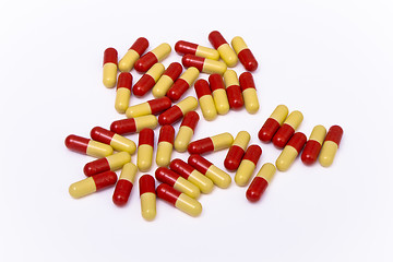 Image showing colorful capsules