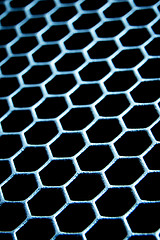 Image showing abstract metallic grid