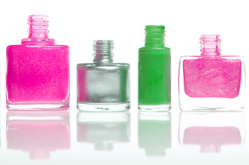 Image showing nail polish set