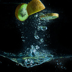 Image showing kiwi splash