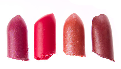 Image showing scraps of lipstick